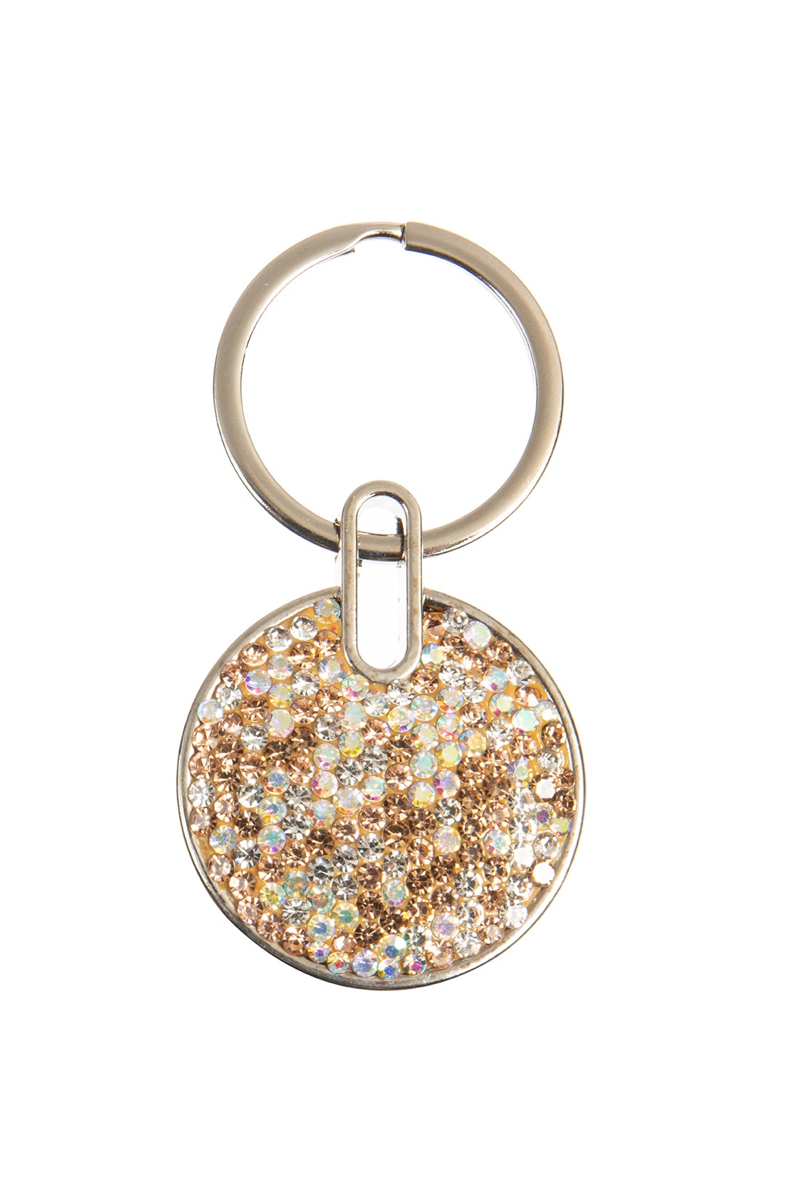 Ceramic Rhinestone Circle Keychain K1343 - view 2