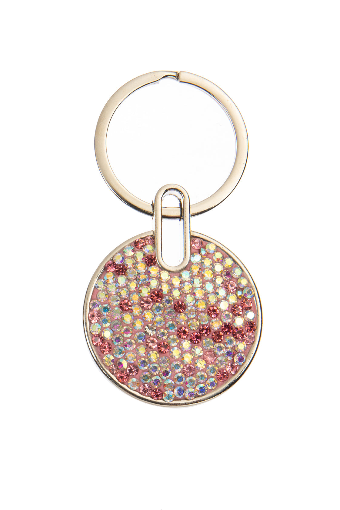 Ceramic Rhinestone Circle Keychain K1343 - view 3