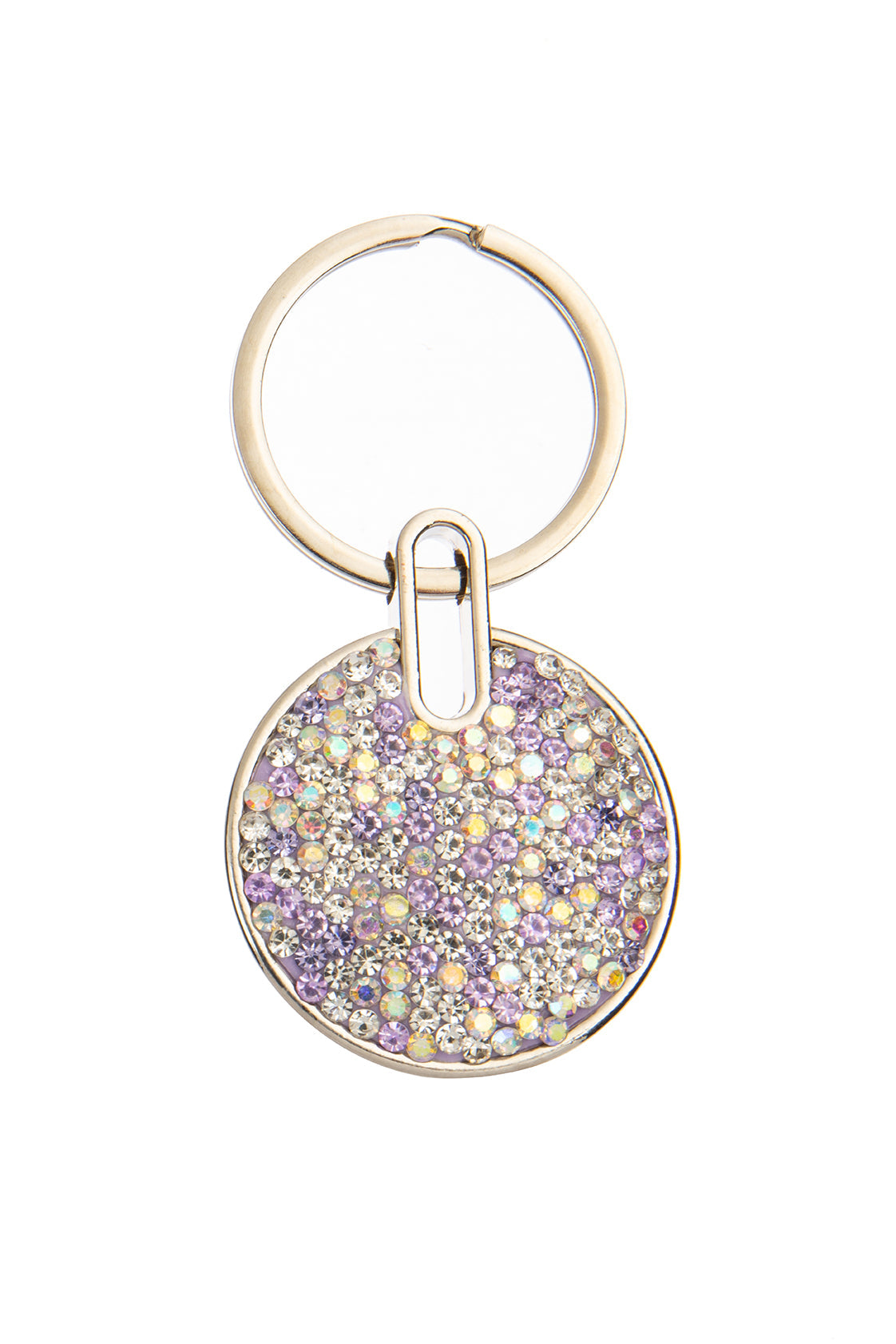 Ceramic Rhinestone Circle Keychain K1343 - view 4
