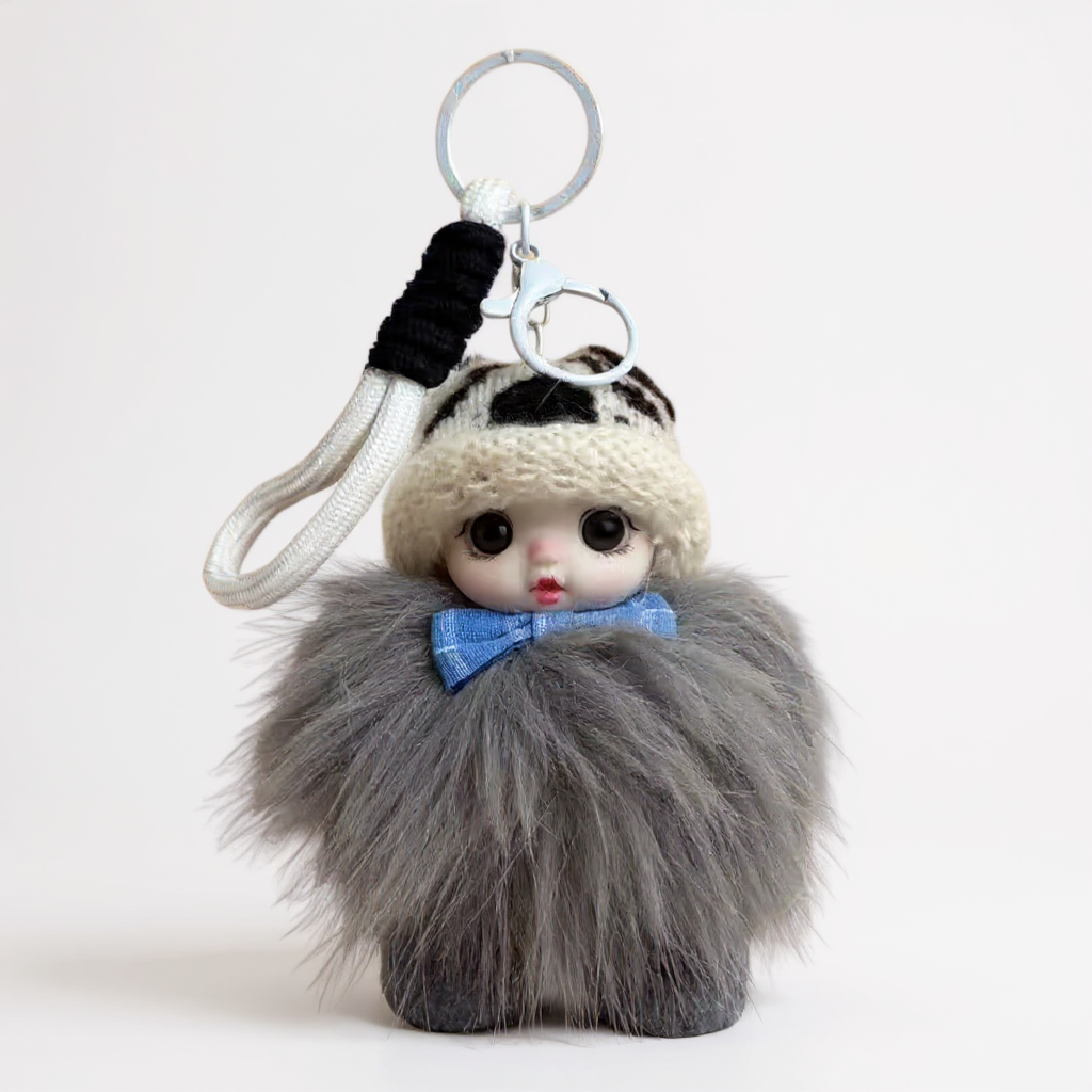 Doll With Hat Keychain K1372 - view 2