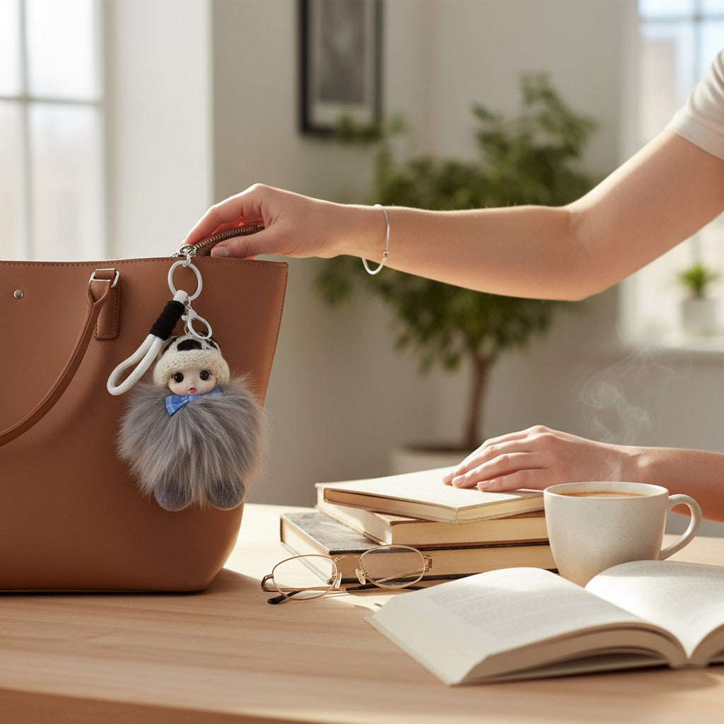 Doll With Hat Keychain K1372 - view 7