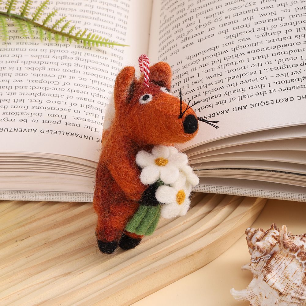Mouse Felt Keychain K1383
