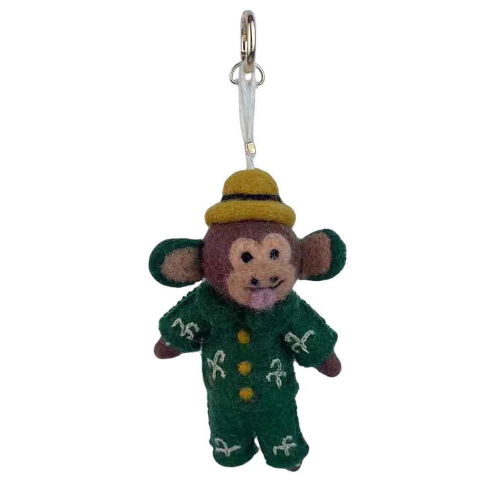 Monkey Felt Keychain K1394 - view 2