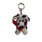 Dalmatian Felt Keychain K1402