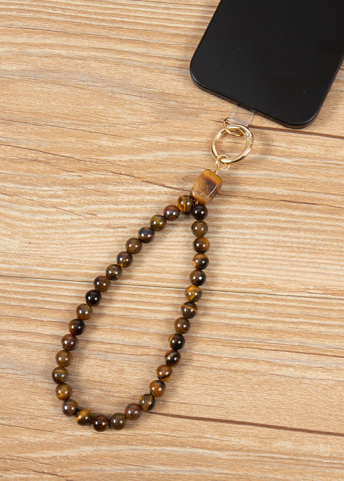 Natural Stone Keychain Wristlet K1418