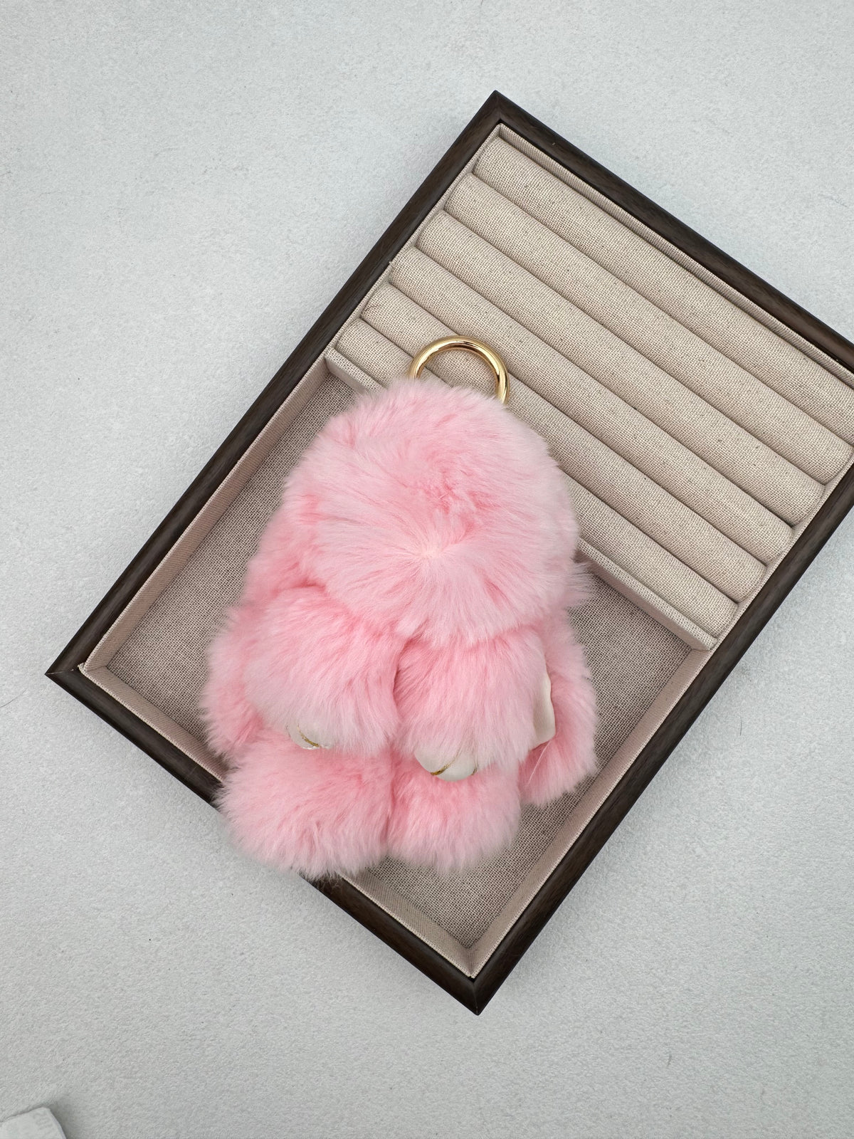 Rabbit Plush Keychain K1447
