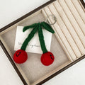 Cherry Felt Keychain K1453
