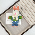 Rabbit Felt Keychain K1488
