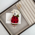 Sheep Felt Keychain K1489