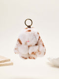 Rabbit Speckle Plush Keychain K1555 - view 4
