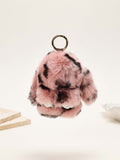 Rabbit Speckle Plush Keychain K1555 - view 2