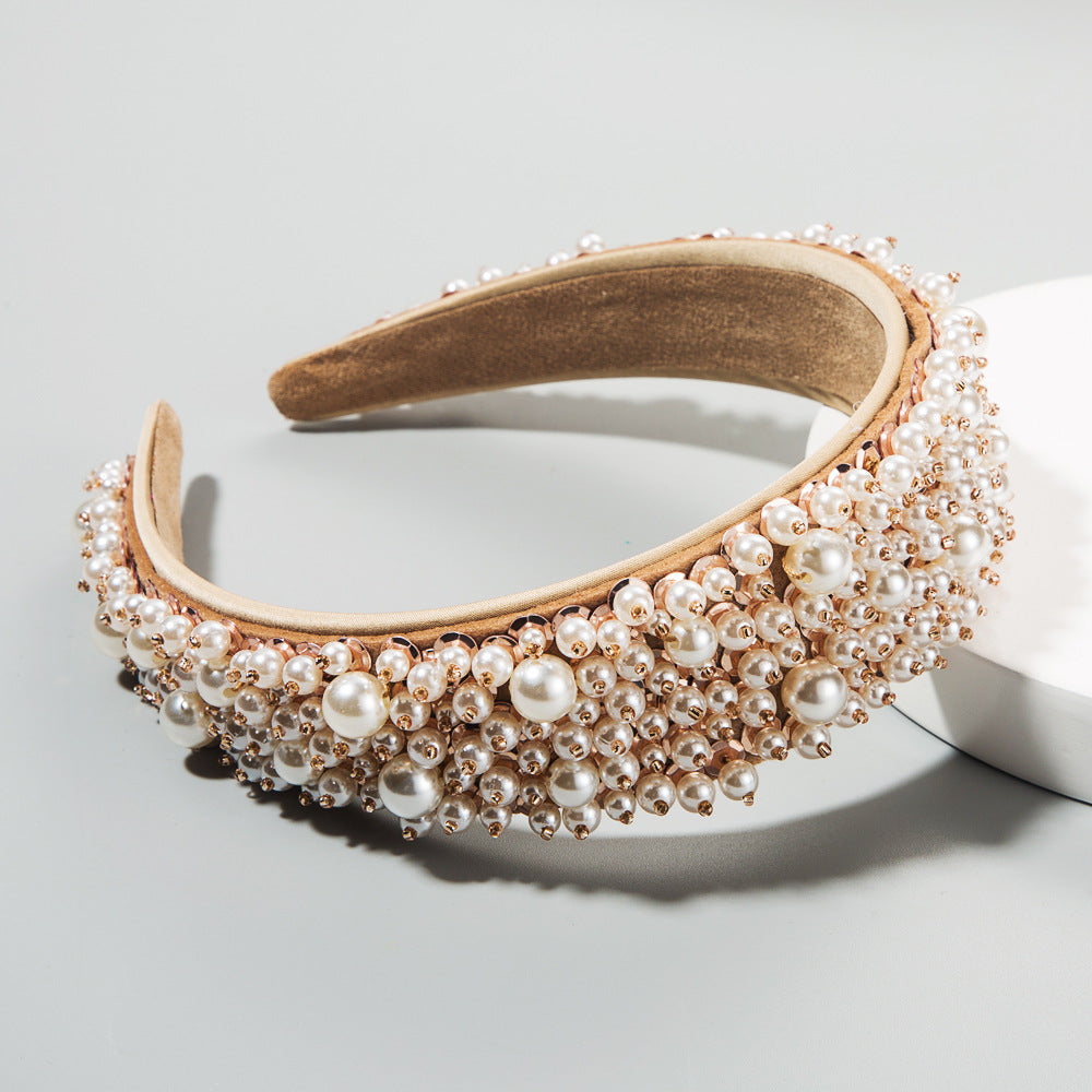 Baroque Style Pearl Hair Band L2348
