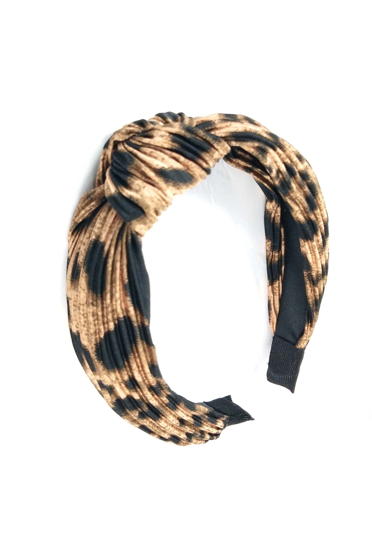 Animal Printed Pleated Headband L2529