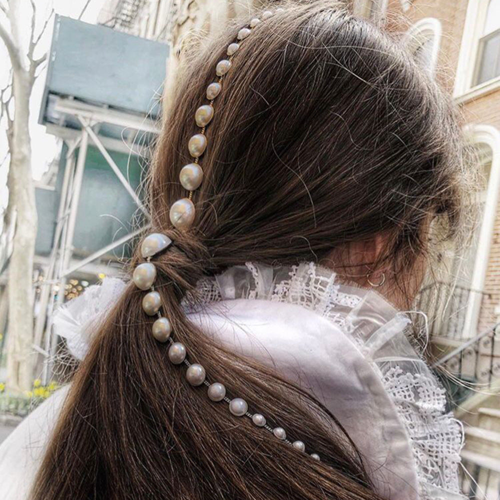 Pearl Tassel Chains Hair Accessories L2563