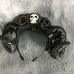 Skull Horn Headband L2603