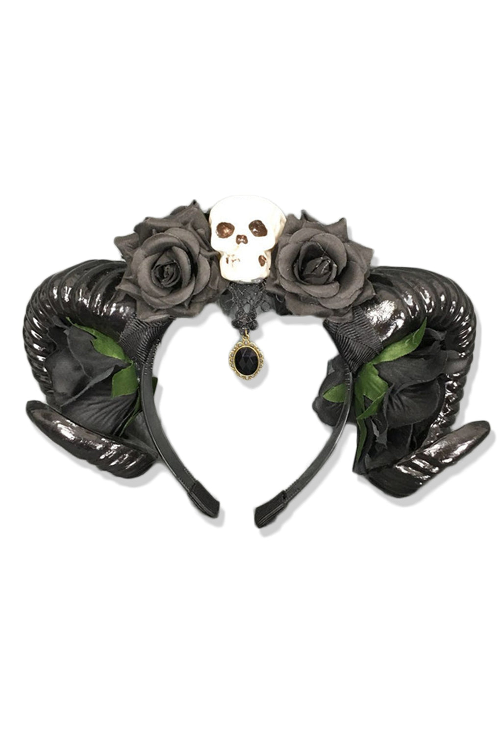 Skull Horn Headband L2603