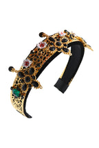 Floral Alloy Velvet Headband L2644 - view 6