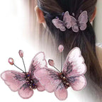 Butterflys Lace Hair Clip L2689