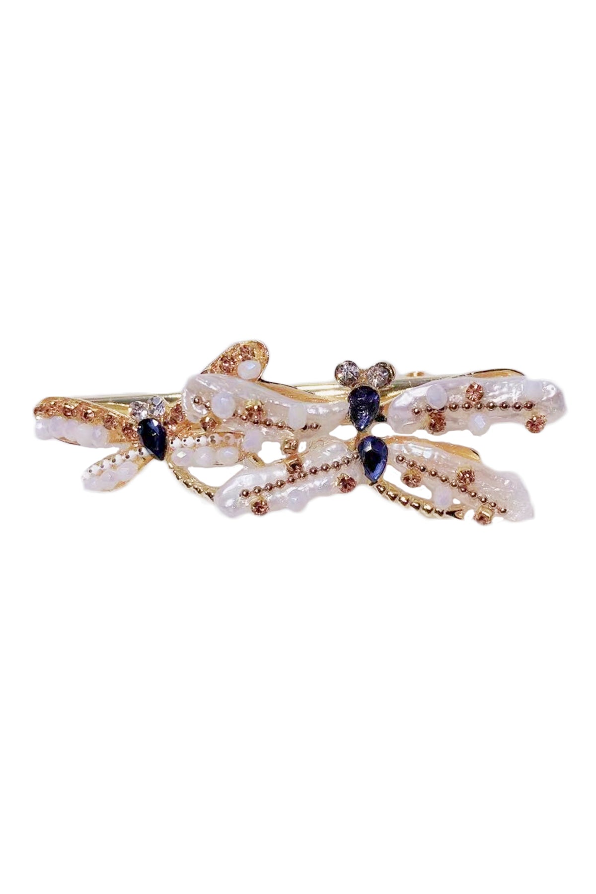 Dragonfly Pearl Hair Clip l2692