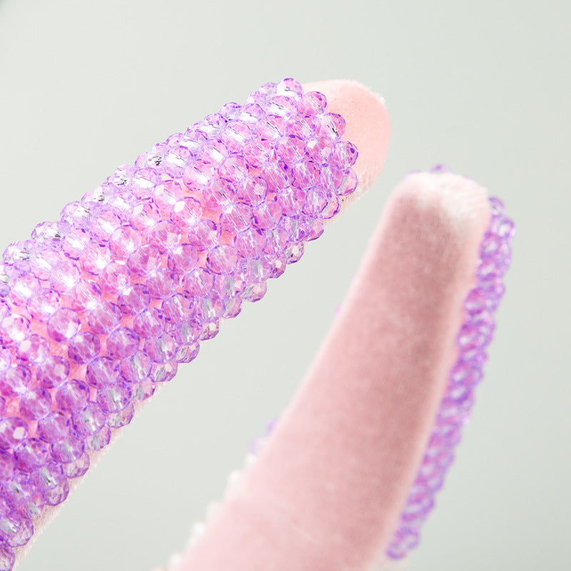 Multicolor Crystal Sponge Headband L2720 - view 10