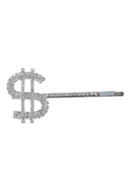 Dollar Rhinestone Hair Clip L2755