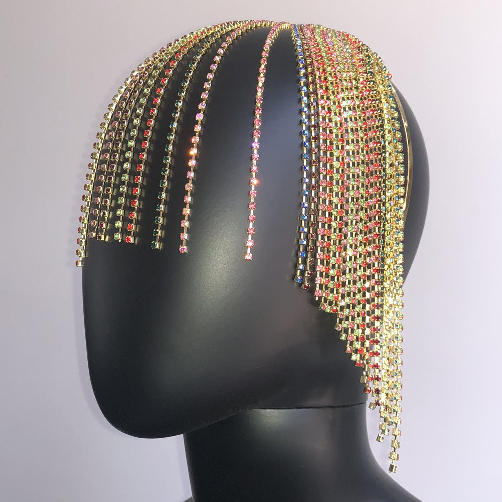 Rhinestone Tassel Headband L2790 - view 3