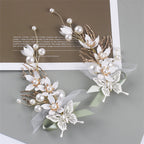 Handmade Flower Pearl Hair Clip Set L2827