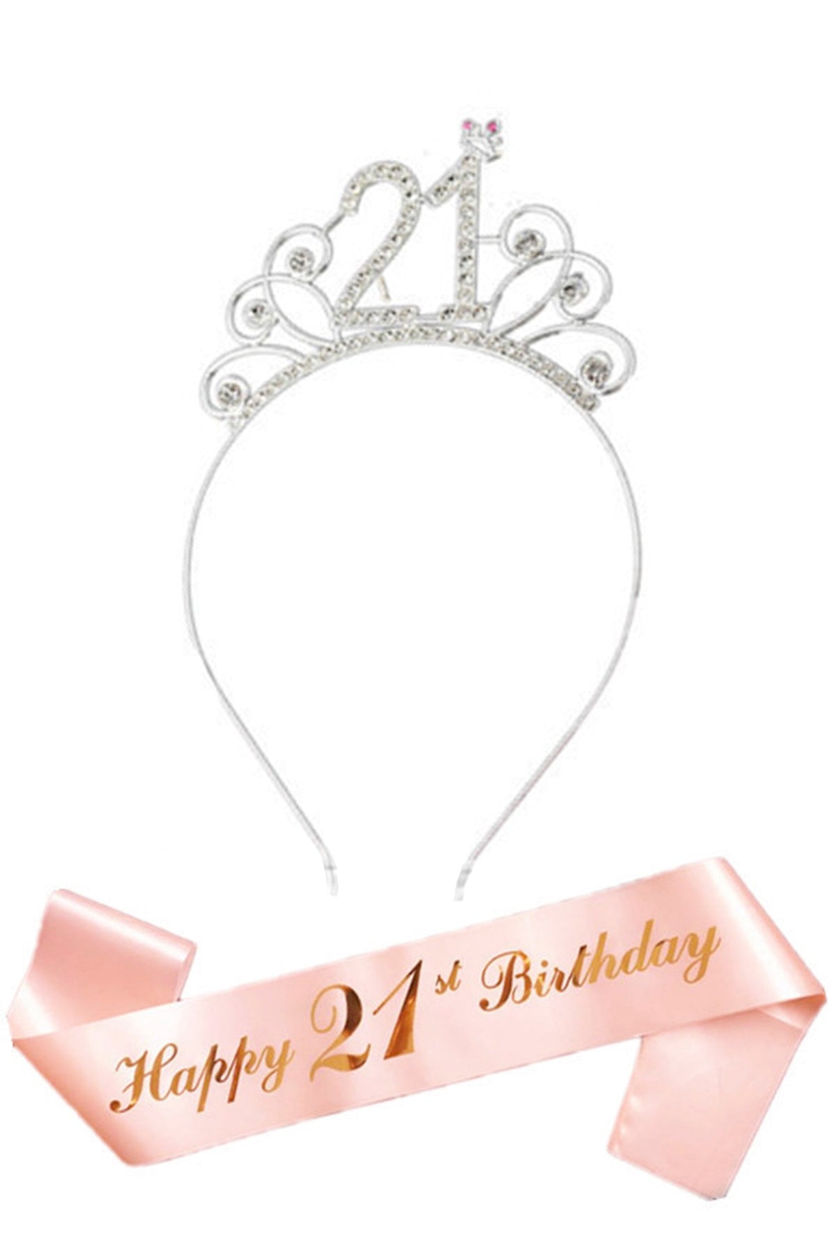 Birthday Headband &Shoulder Strap Set L2846
