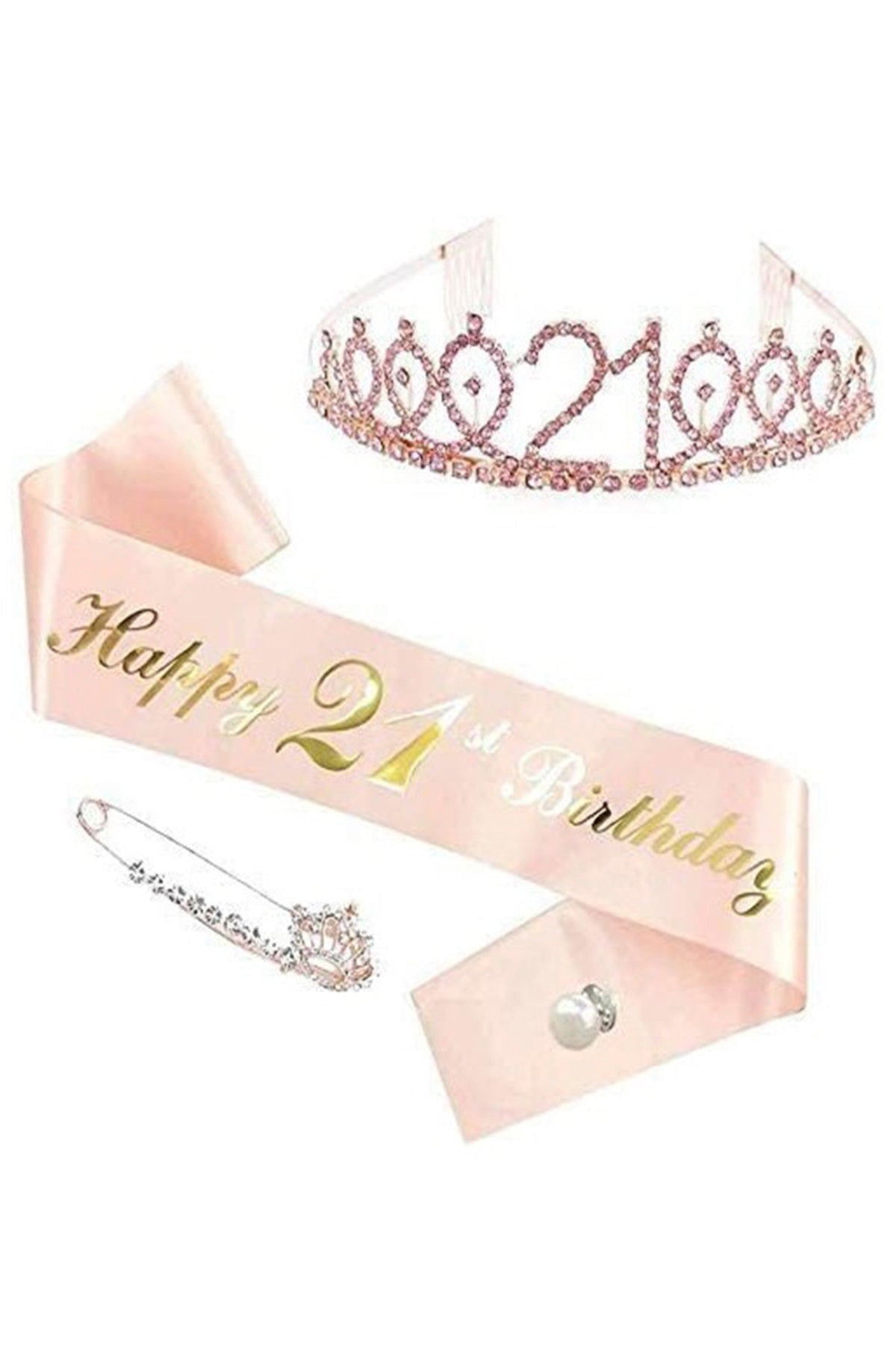 Birthday Rhinestone Headband Set L2848