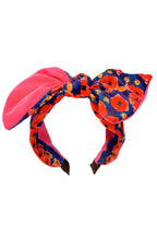 Floral Printed Bow Fabric Headband L2852