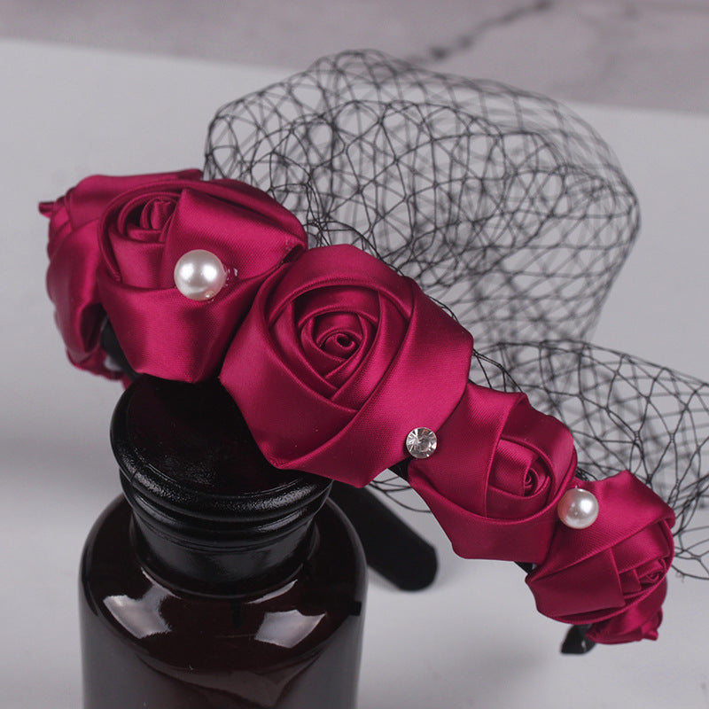 Rose Mesh Headband L2860 - view 6