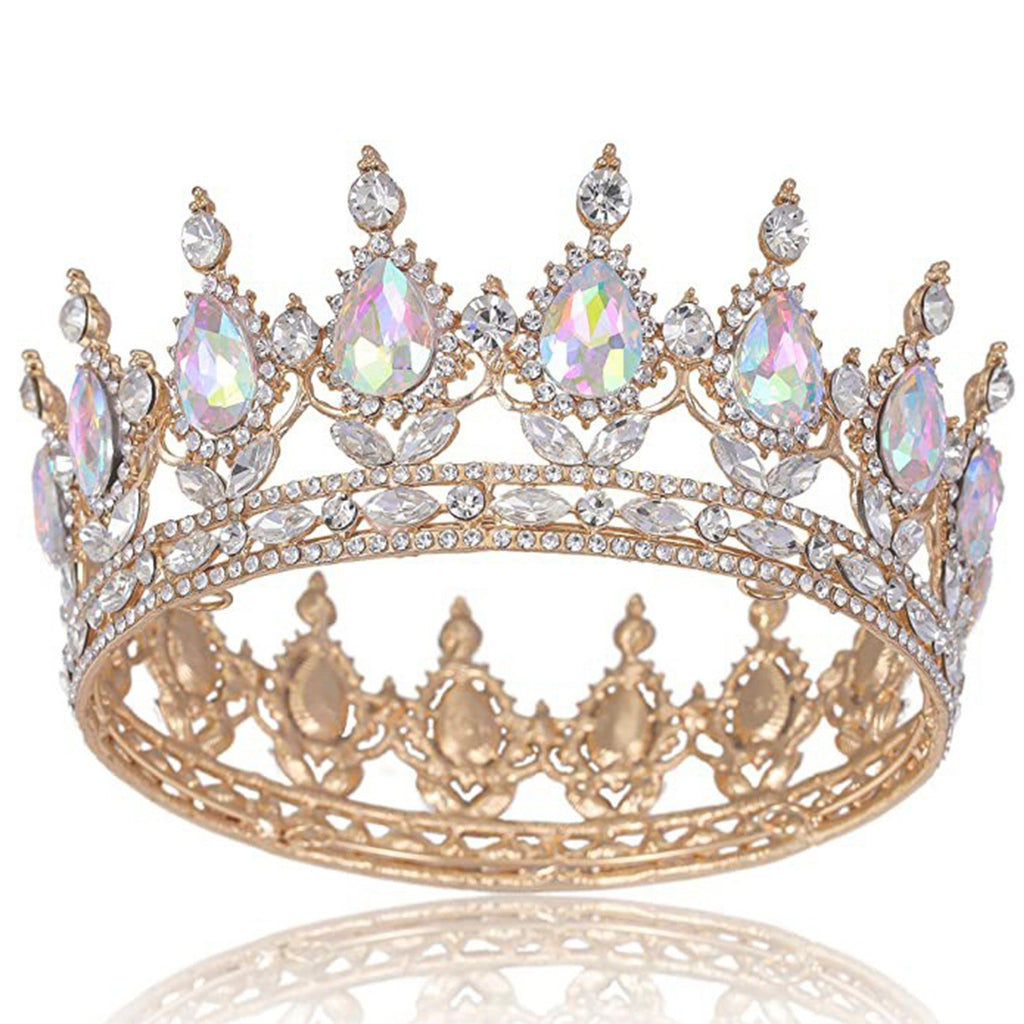 Teardrop Rhinestone Crown Headband L2879 - view 17