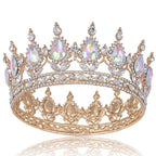 Teardrop Rhinestone Crown Headband L2879 - view 17