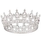 Teardrop Rhinestone Crown Headband L2879 - view 15