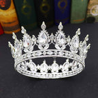 Teardrop Rhinestone Crown Headband L2879 - view 12