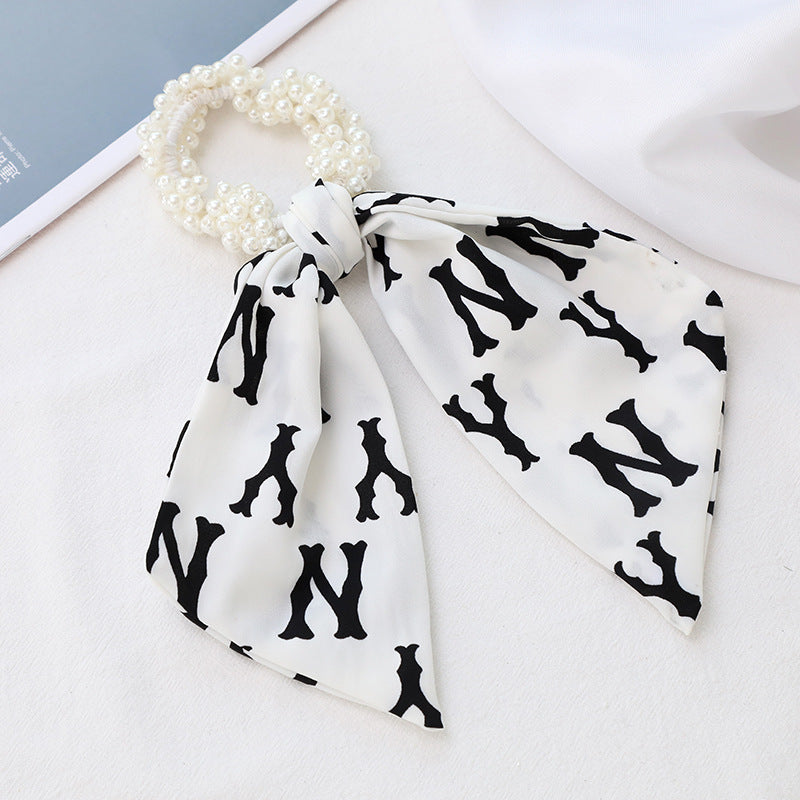 Pearl Tassel Hair Scrunchies L2894