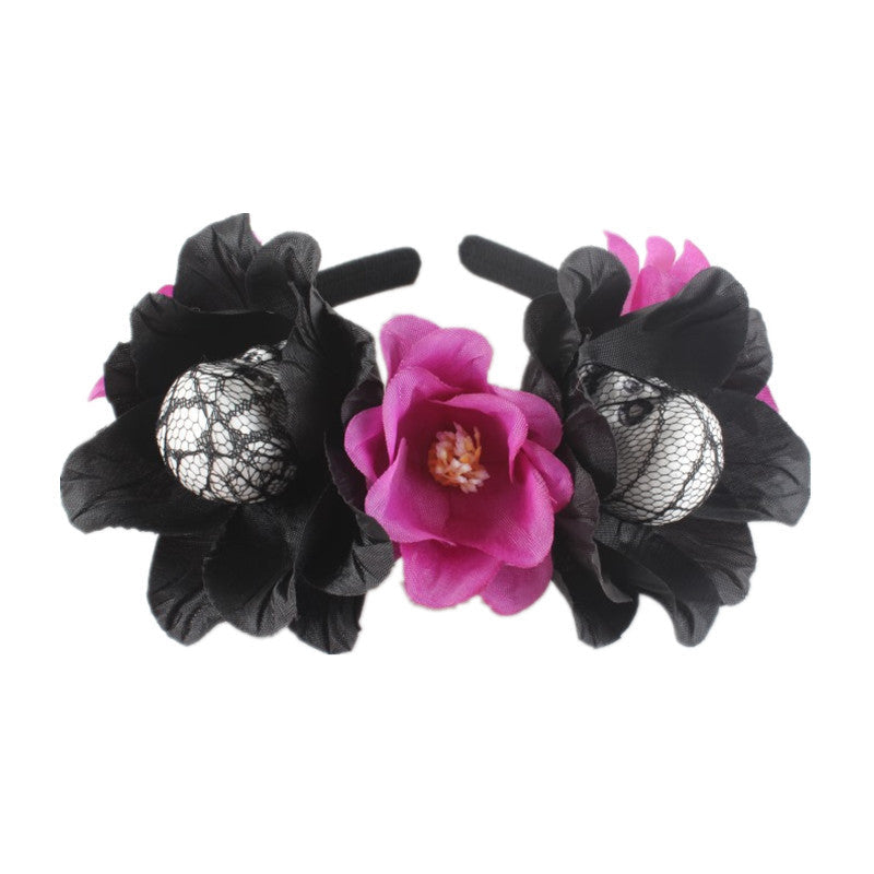 Floral Skull Headband L2929 - view 9
