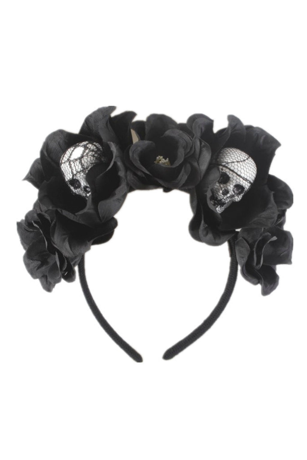 Floral Skull Headband L2929 - view 7