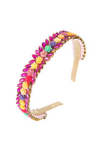 Floral Rhinestone Headband L2963 - view 4