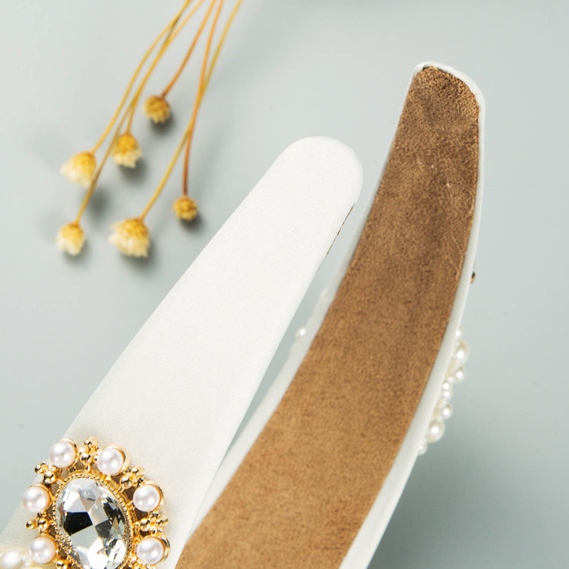 Pearl Zircon Headband L2989 - view 6