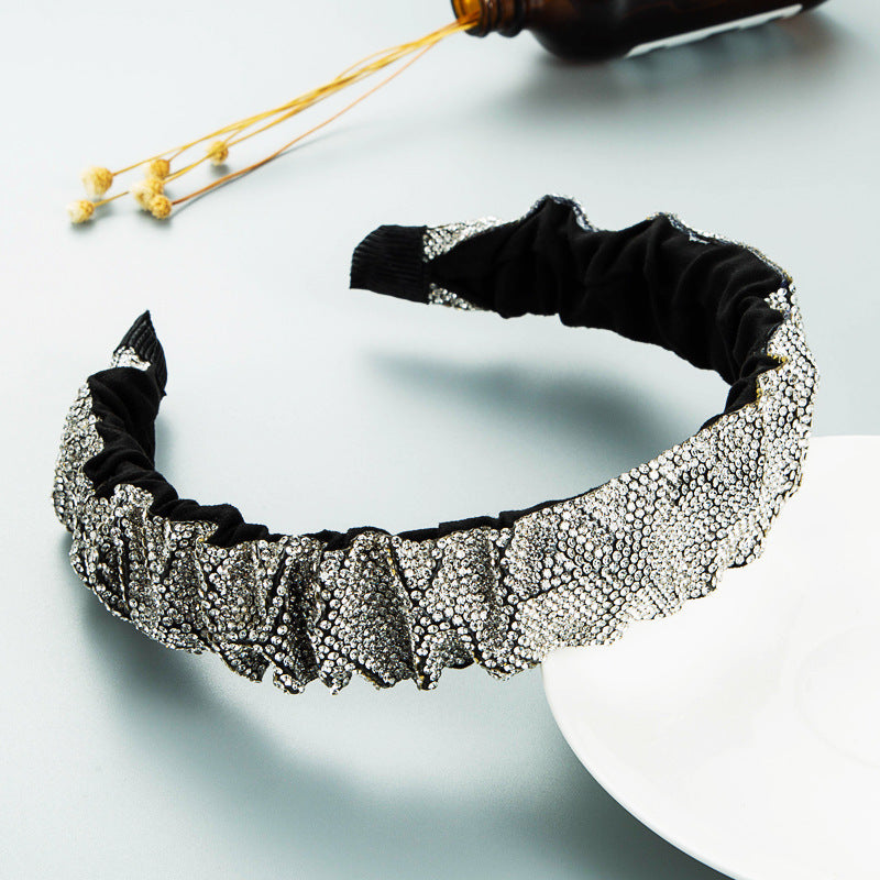 Irregular Rhinestone Headband L3053