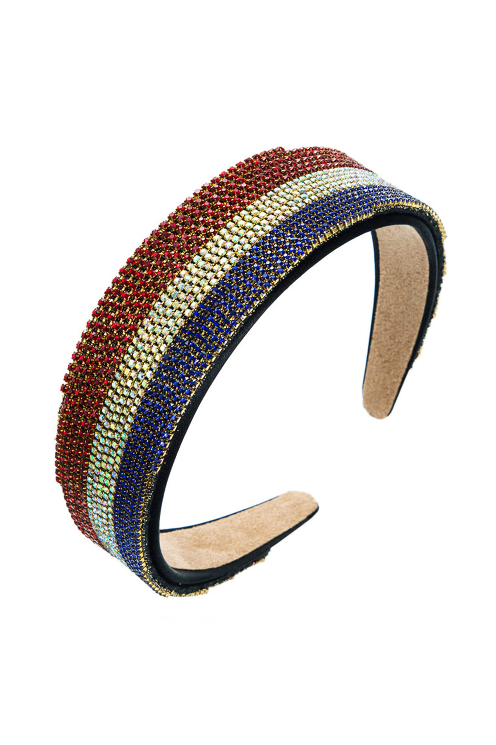Tricolor Rhinestone Headband L3056 - view 4