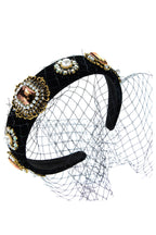 Gem Mesh Mask Headband L3076 - view 7