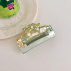 Rectangle Acrylic Hair Clip L3108