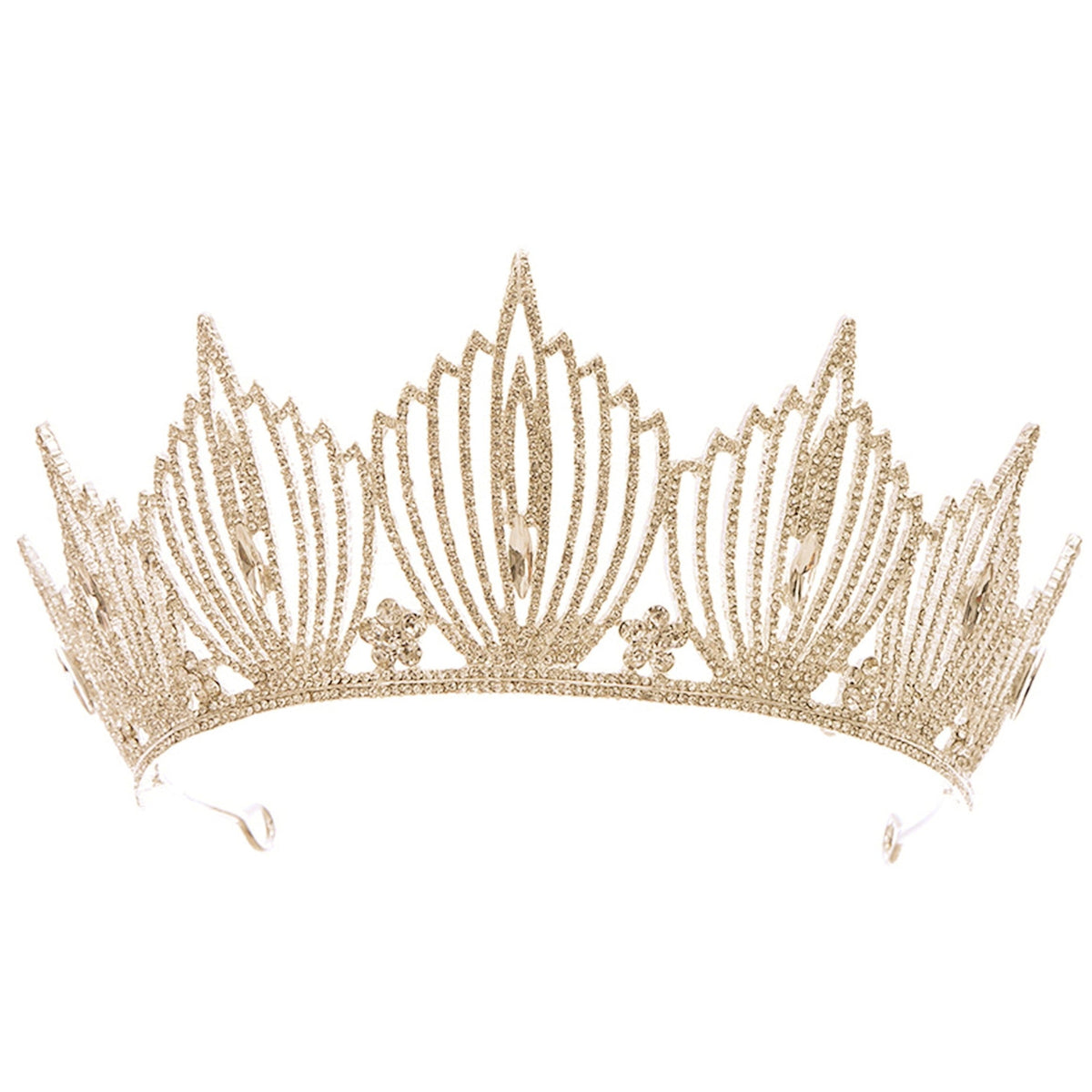 Baroque Rhinestone Crown Headband L3116