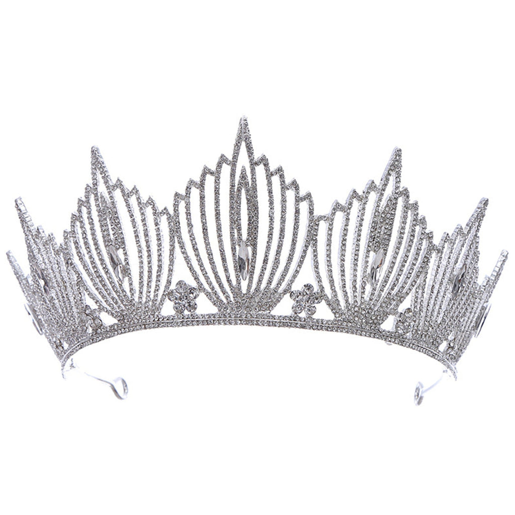Baroque Rhinestone Crown Headband L3116