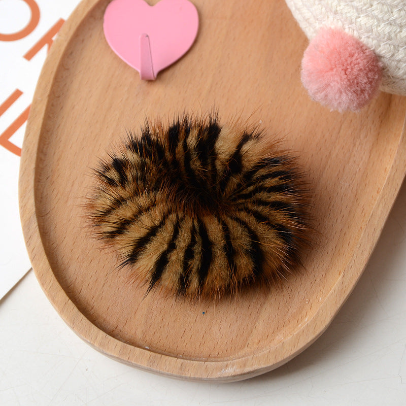 Mink Plush Hair Scrunchies L3137