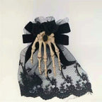 Punk Skull Hand Lace Hair Clip L3169