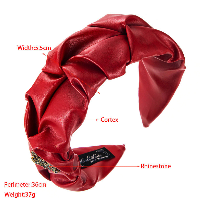Leather Folder Love Headband L3198 - view 2