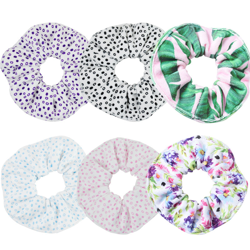 Printed Hair Scrunchies L3210